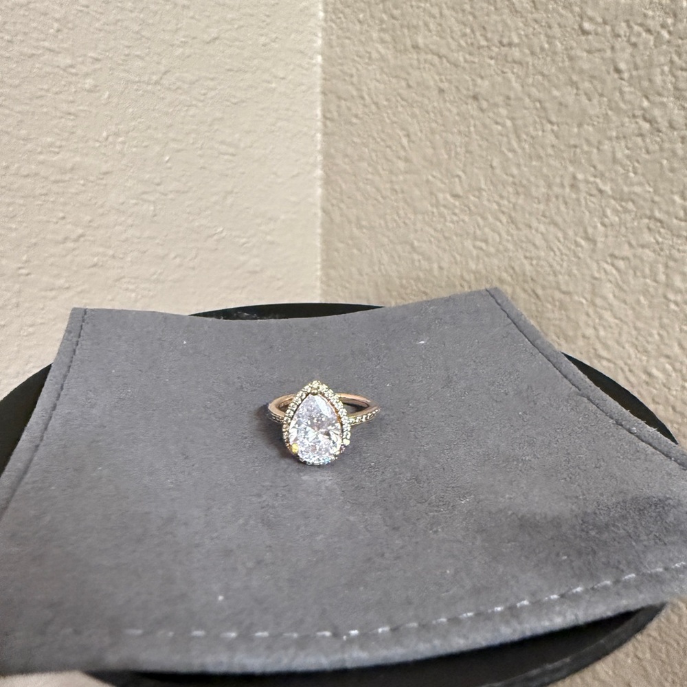 Pandora Rose Gold Teardrop Ring